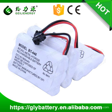 cordless phone batteries 3.6v 900mah ni-mh rechargeable battery pack